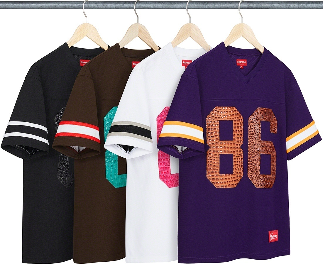 Faux Croc Football Jersey